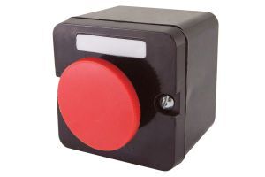 Пост кнопочный ПКЕ 212-1 У3, красный гриб, IP40 TDM ELECTRIC SQ0742-0002