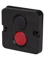 Пост кнопочный ПКЕ 622 У2, красная и черная кнопки, IP54 TDM ELECTRIC SQ0742-0024
