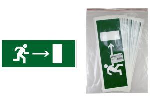 Знак "Направление к эвакуационному выходу направо" 350х124мм для ССА TDM ELECTRIC SQ0817-0066