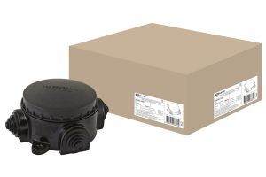 Коробка электромонтажная КЭМ 1-10-3Б ОП D78 мм IP44, 3-х рожк. (карболит) TDM ELECTRIC SQ1401-1002