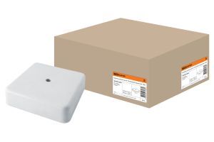Коробка распаячная КР 75х75х20 ОП белая IP40 TDM ELECTRIC SQ1401-0203