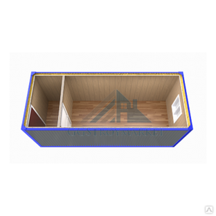 Блок контейнер БК-02 6,0х2,4 м утепление «ЗИМНЕЕ» под склад #1