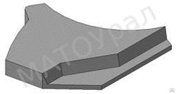 Верхняя броня (лист изнашиваемый верхний) V900 01 004 B96334135А