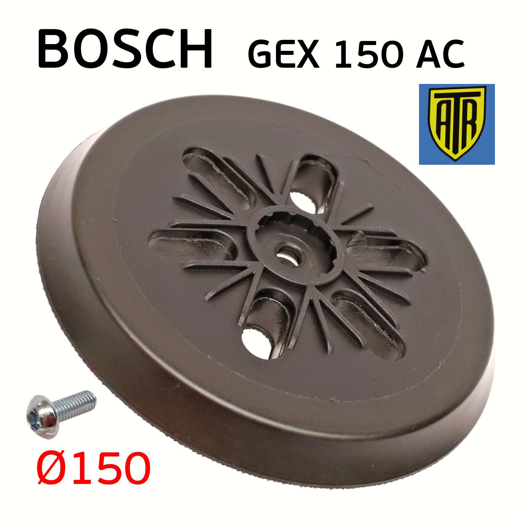 Подошва ATR для Bosch GEX 150 AC тарелка шлифовальной машинки с винтом М8