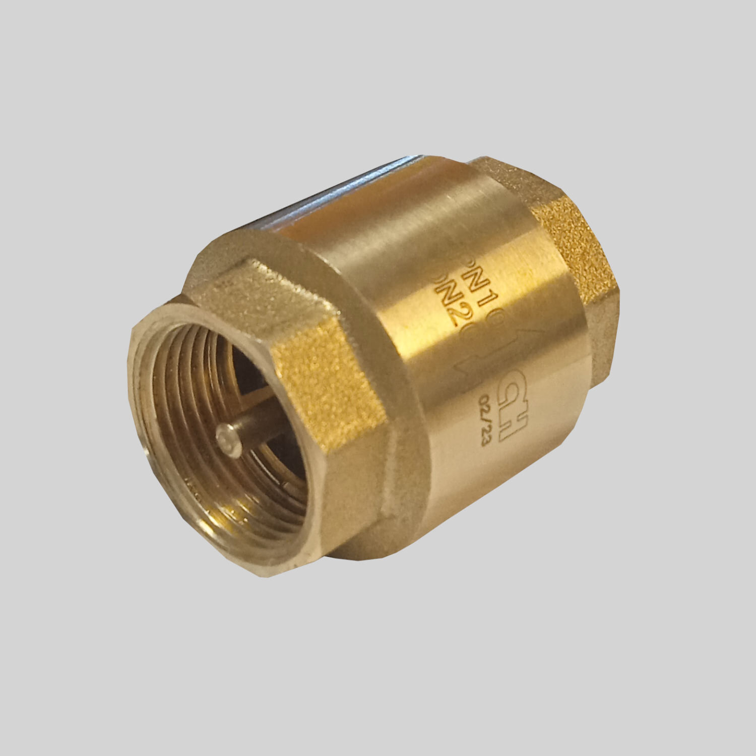 Клапан обратный с латунным сердечником AquaHit MVI CV.720.04 Ду15