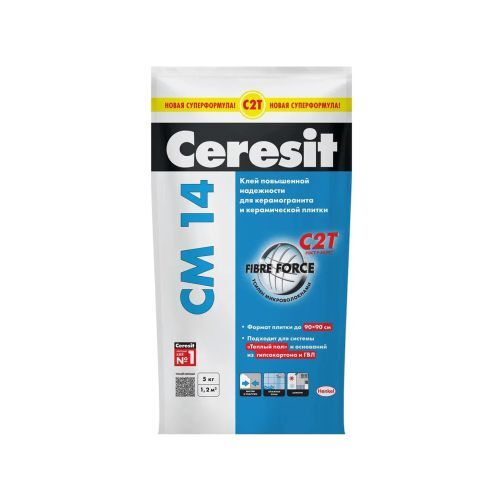 Клей для плитки Ceresit СМ 14, 5кг.