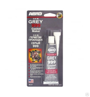 Герметик прокладок 999 ABRO серый мал 42,5 г 9-AB-42R 