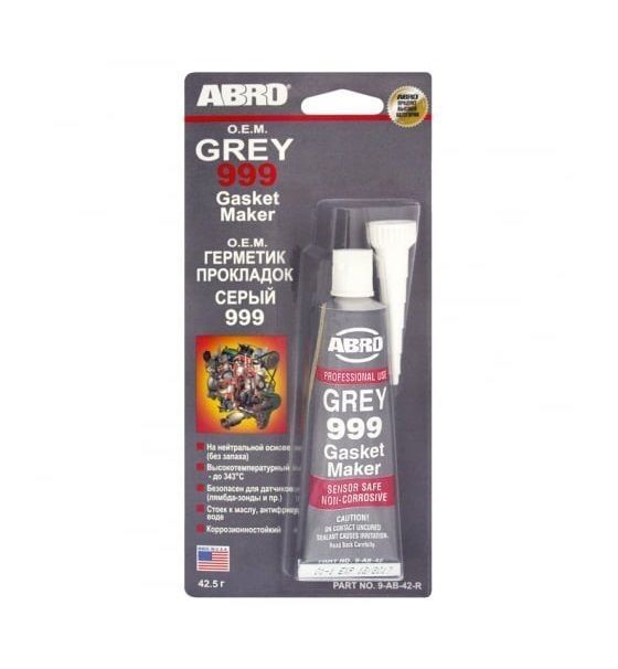 Герметик прокладок 999 ABRO серый мал 42,5 г 9-AB-42R