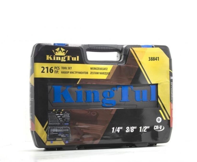 Набор инструмента KingTul 6-гранный 216 предметов с головкой