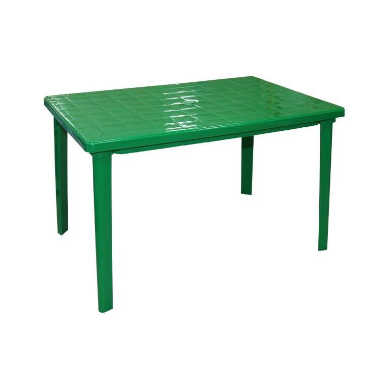 Стол пластиковый прямоугольный зеленый 150 х 90 х 74 см 1/1