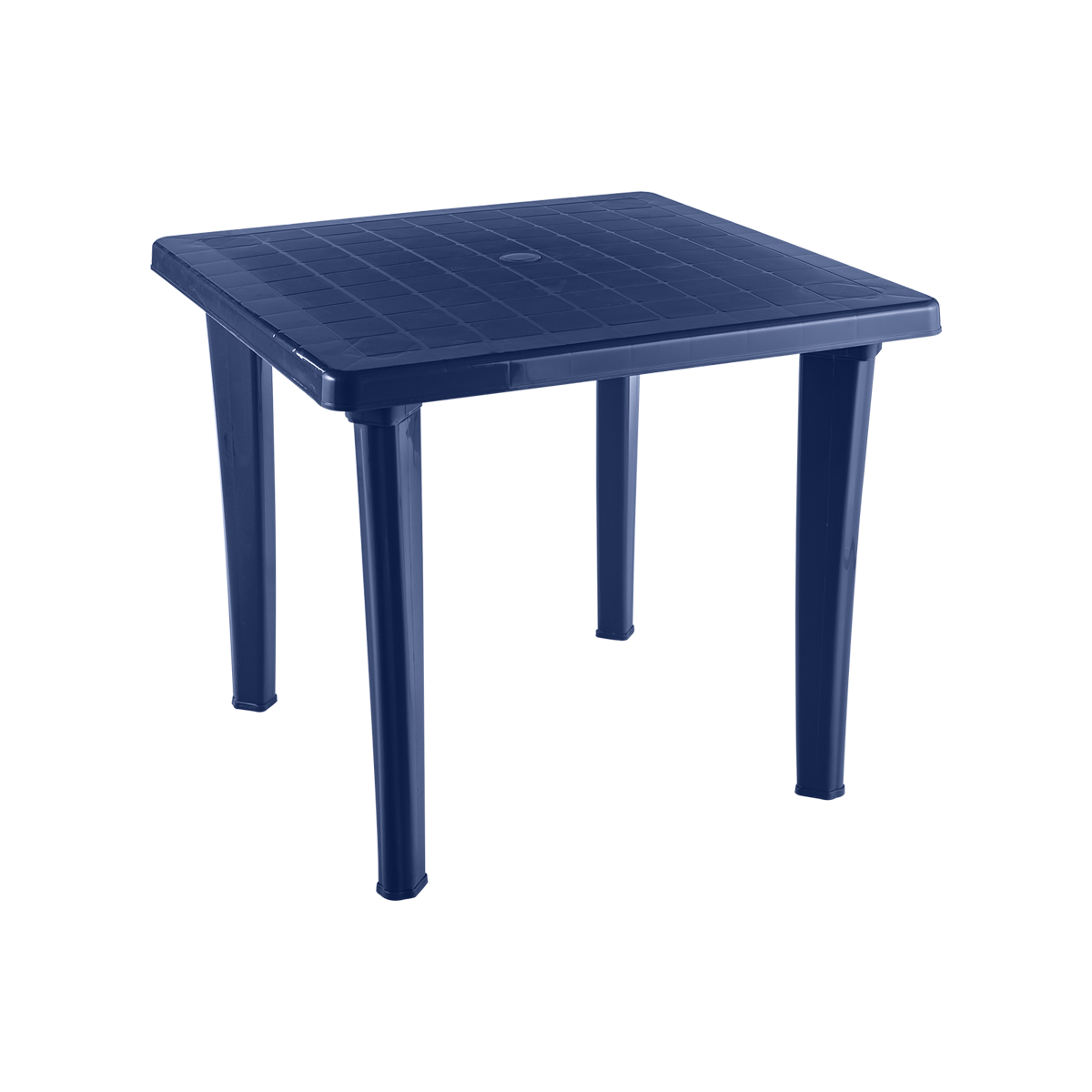 Стол пластиковый квадратный синий 85 х 85 х 74 см 1/1