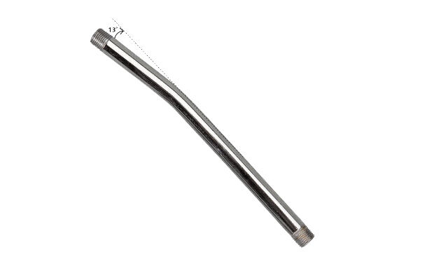 Удлинитель сменный стальной для ручных шприцев наклонный GROZ 150 мм, 413 атм GBP/6/B арт. GR44800