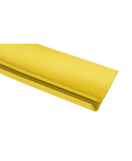 Профиль пластиковый рекламный ELKAMET, тип F, ширина 25 мм, белый, длина 4 м (красный RAL 3020) CAB профиль, F-ТРИМ 4