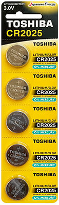 Батарейка Toshiba CR 2025 5BL 5 шт.