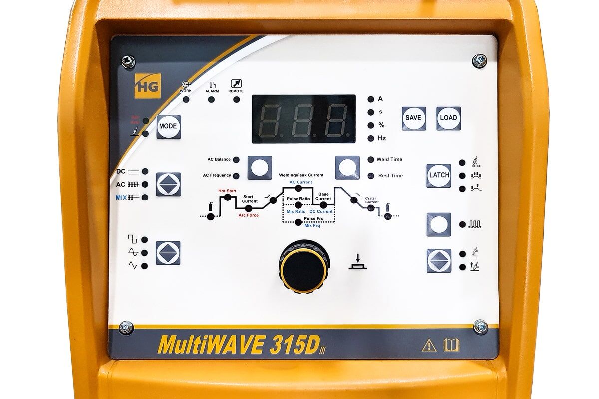Аппарат аргонодуговой сварки HUGONG MultiWAVE 315D III AC/DC (cold tac, различные типы волны) (без БО, тележки и горелки 3