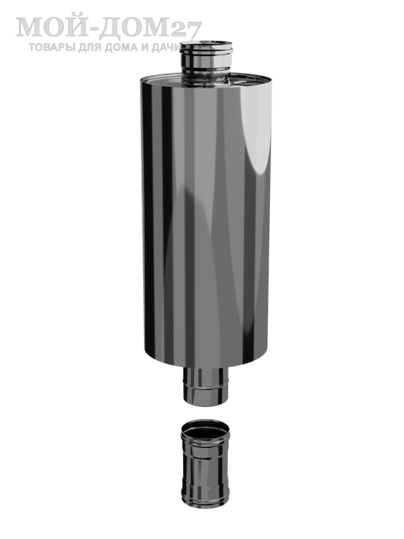 Бак КОМФОРТ 45 литров круглый на трубе 115 мм