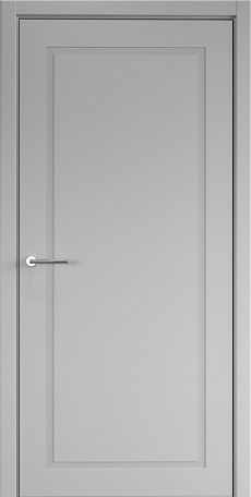 Межкомнатная дверь Неоклассика-1 эмаль серая