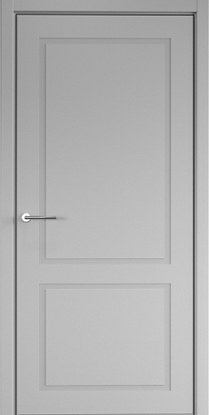 Межкомнатная дверь Неоклассика-2 эмаль серая