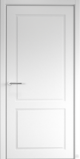 Межкомнатная дверь Неоклассика-2 эмаль белая #1