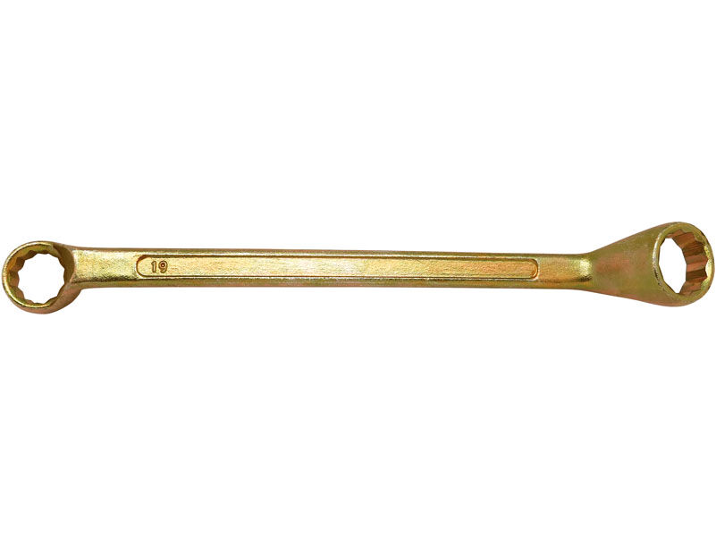 Ключ накидной 10 х 12 мм, углеродистая сталь, желтое цинковое покрытие InWork