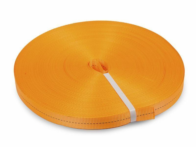 Лента текстильная для ремней 25 мм 1200 кг (оранжевый) ГудВорк (GVK)