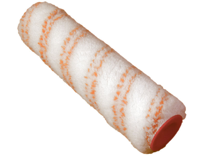 Ролик полиамид, белый с оранжевой полосой бюгель 6 мм, диам.40мм, 180 мм, USP