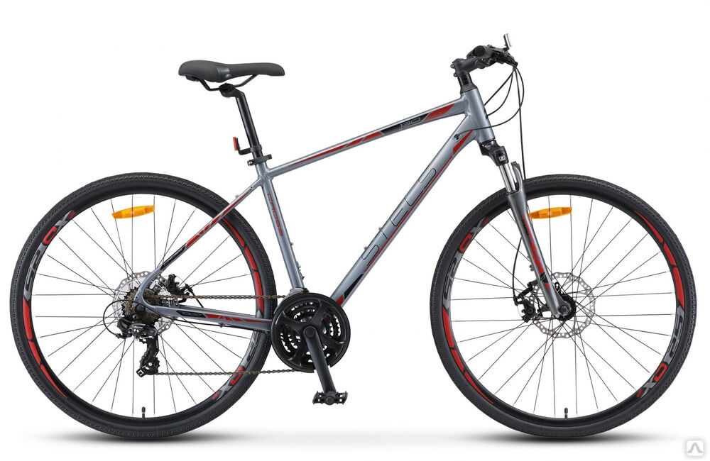 Шоссейный велосипед Stels - Cross 130 MD Gent 28" V010 (2019), 21 ск., Алюминиевый сплав