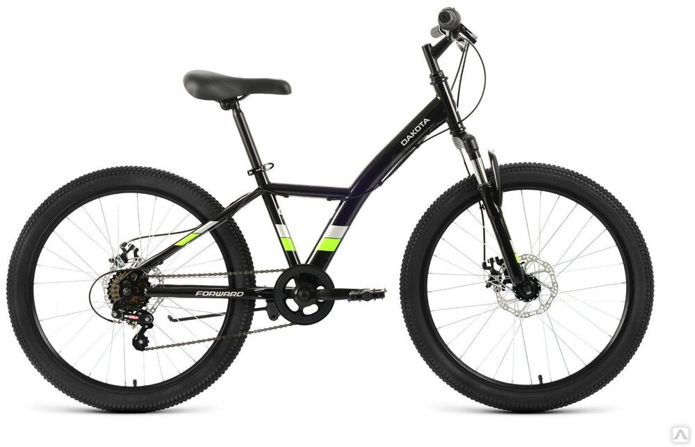 Подростковый велосипед Forward - Dakota 24 2.0 D (2022), 6 ск., Сталь Hi-Ten