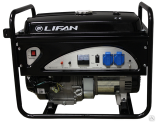 Генератор бензиновый LIFAN 5 GF-3 (LF6500)(Lifan 188F,13л.с.5,0/5,5 кВТ,бак25л) 