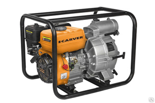Мотопомпа бензиновая Carver CGP 5580 D для грязной воды 