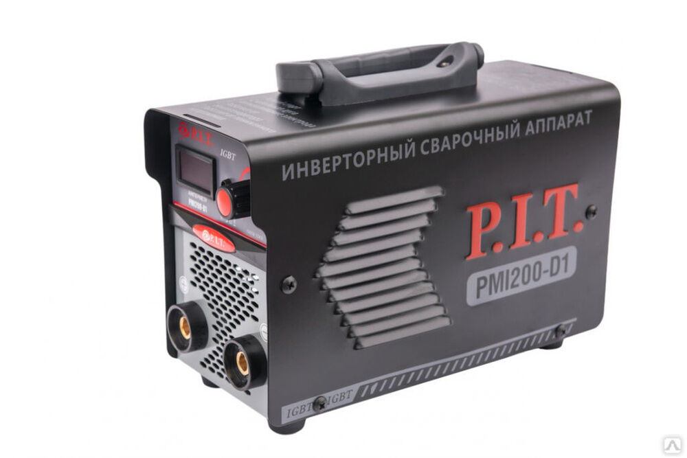 Инвертор сварочный P.I.T. PMI 200-D1 IGBT (200 А,ПВ-60,1,6-3.2 мм,4квт, от пониж.тока 170,гор старт)