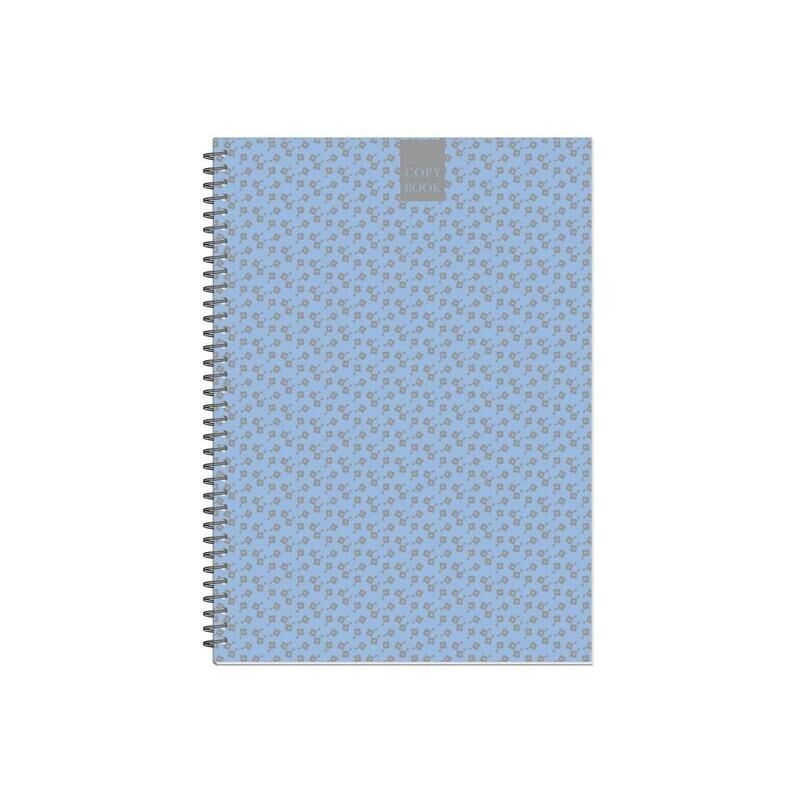 Бизнес-тетрадь Attache Fleur Лазурь A5 96 листов разноразноцветная в точку на спирали (145x203 мм)