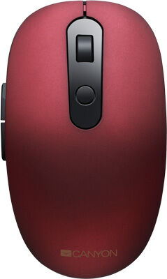 Беспроводная мышь Canyon MW-9 USB 24 ГГц/Bluetooth 800/1000/1200/1500DPI 6 кнопок красный
