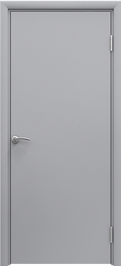 Межкомнатная дверь AquaDoor влагостойкая гладкая глухая, цвет Серый 900