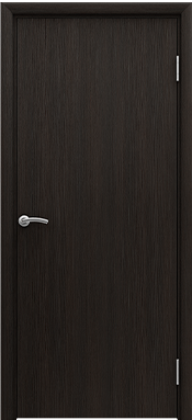 Межкомнатная дверь AquaDoor влагостойкая гладкая глухая, цвет Венге 700