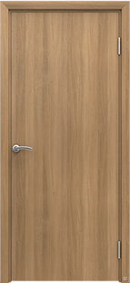 Межкомнатная дверь AquaDoor влагостойкая гладкая глухая, цвет Песочный дуб 600 