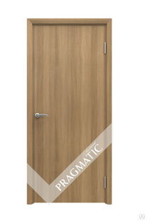 Межкомнатная дверь Pragmatic, влагостойкая гладкая глухая, цвет Песочный дуб 1100 