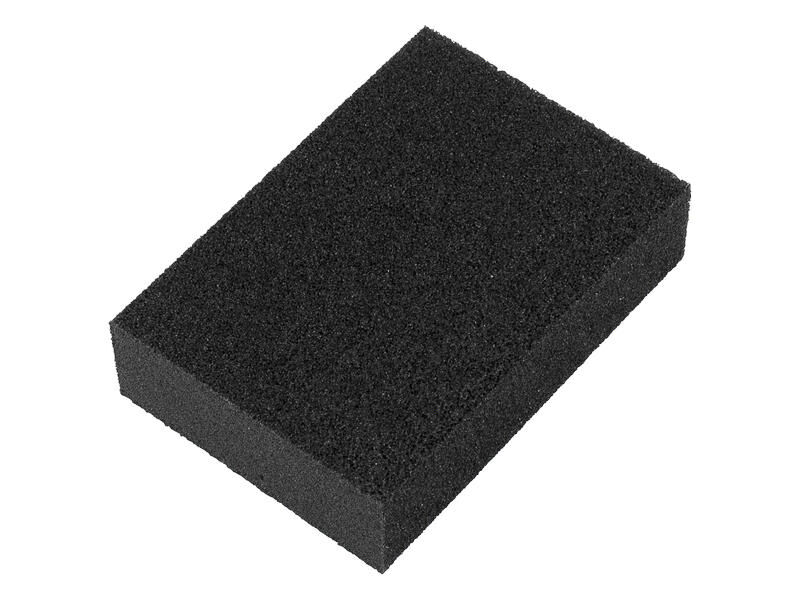 Губка для шлифования, оксид алюминия, 100 х 75 х 25 мм, Р80 (Hobbi) (шт.)