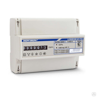Счетчик электронный на DIN рейку, 3ф, 5-60А, 1,0, арт. ЦЭ 6803ВМ Р31 