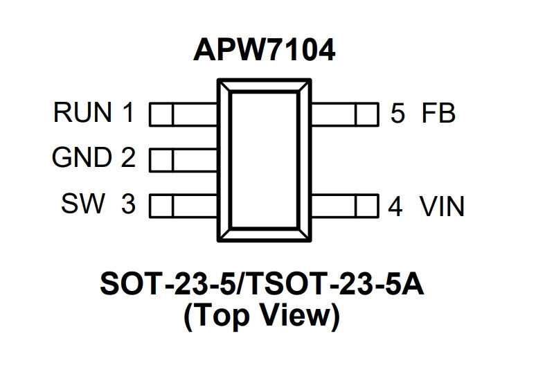 Микросхема APW7104 ANPEC