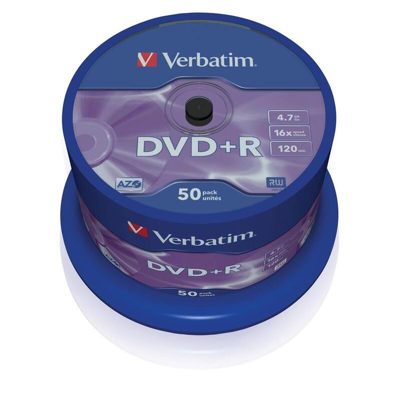 Носители информации Verbatim DVD+R