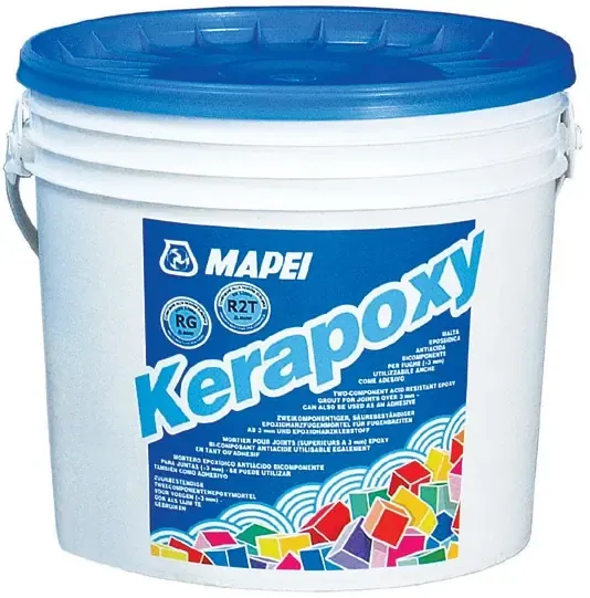Клей затирка швов эпоксидный Mapei Kerapoxy 5 кг №131 ванильная