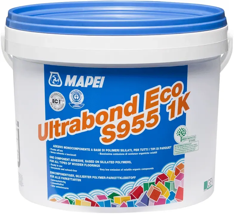 Клей для всех видов паркета Mapei Ultrabond Eco S955 1K 15 кг