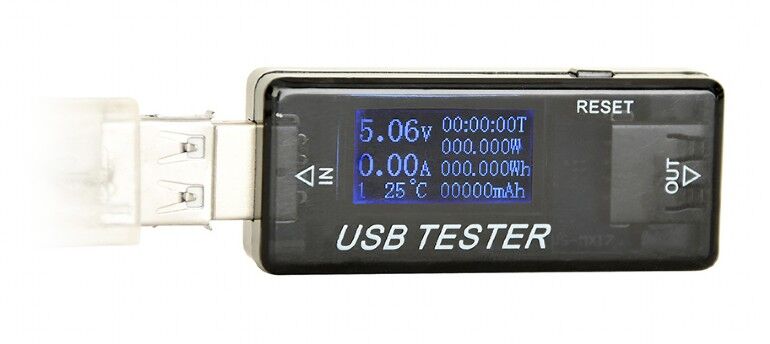 Измеритель мощности USB порта EG-EMU-03, до 30V/5A, поддержка QC 2.0 и 3.0 "Energenie" 1