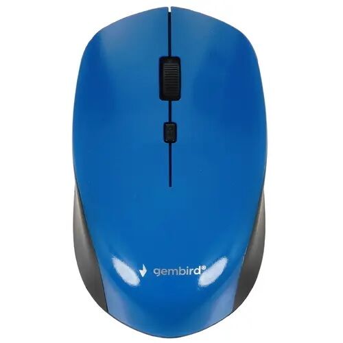 Мышь компьютерная беспроводная "Gembird" MUSW-250-2, 3кн.+колесо кнопка, 1600DPI, 2.4ГГц, синий