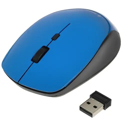 Мышь компьютерная беспроводная "Gembird" MUSW-250-2, 3кн.+колесо кнопка, 1600DPI, 2.4ГГц, синий 4
