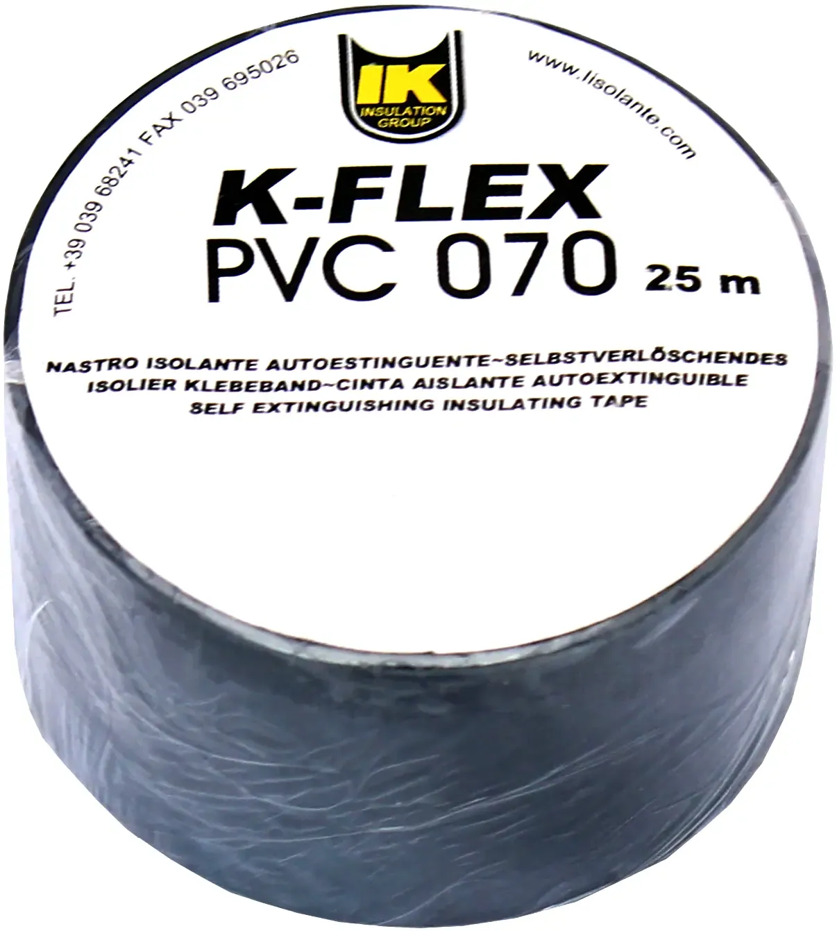 Самоклеящаяся лента K-Flex PVC 70 50*25 м черная
