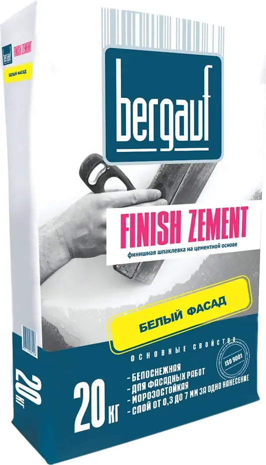 Финишная шпаклевка на цементной основе Bergauf Finish Zement 20 кг
