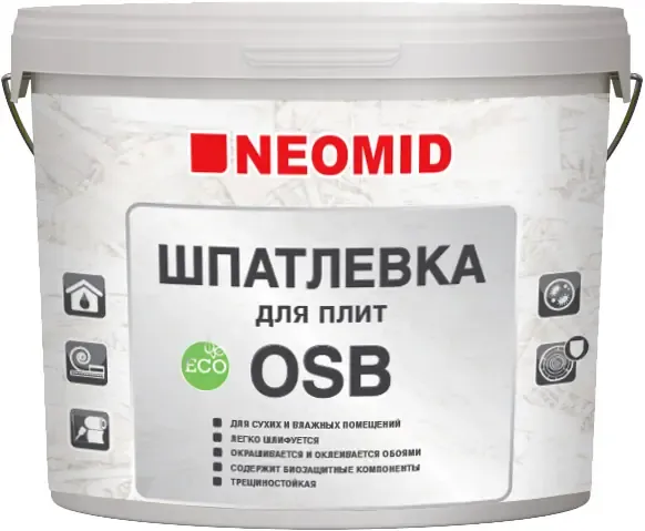 Шпатлевка для плит OSB Неомид 7 кг