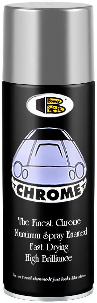Спрей краска Bosny Chrome 380 мл хром